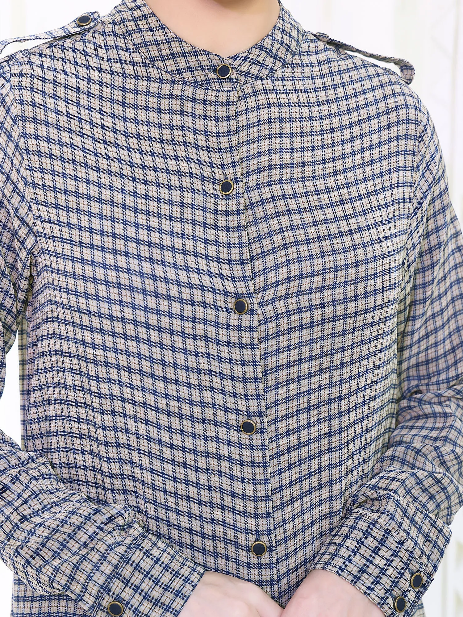 Abaya Gingham