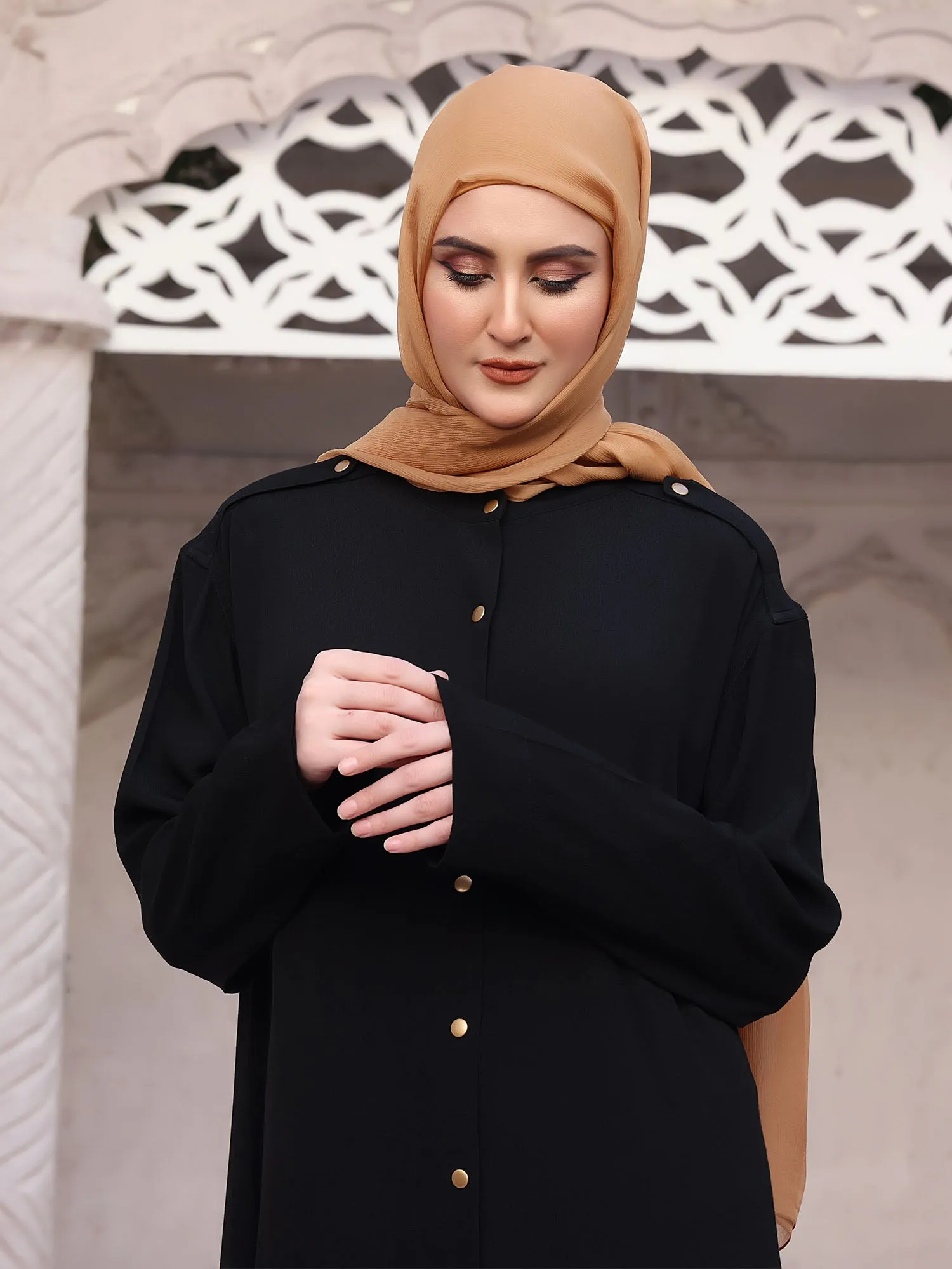 Abaya Military Black