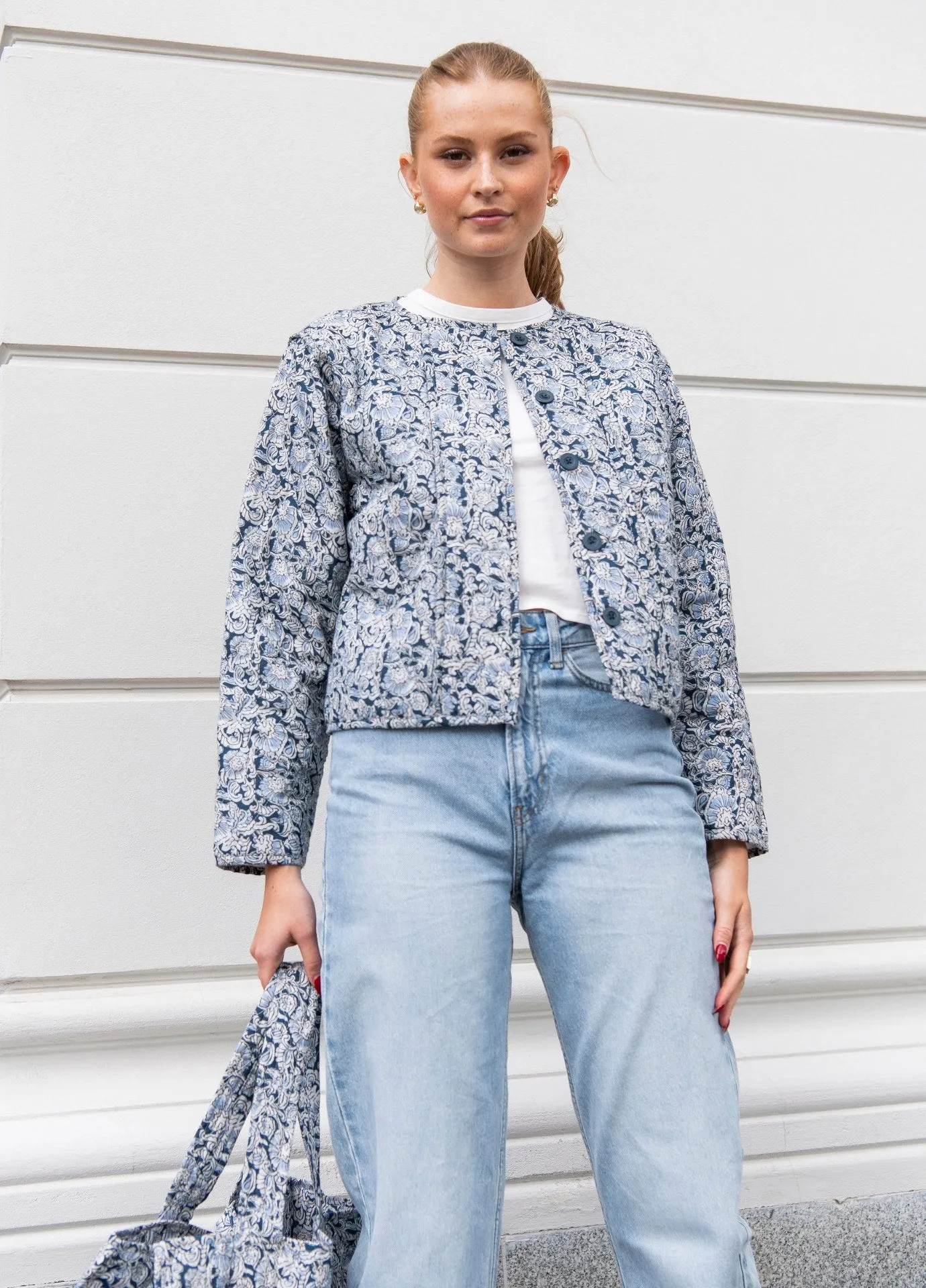 Adele Jacket Soft Sea