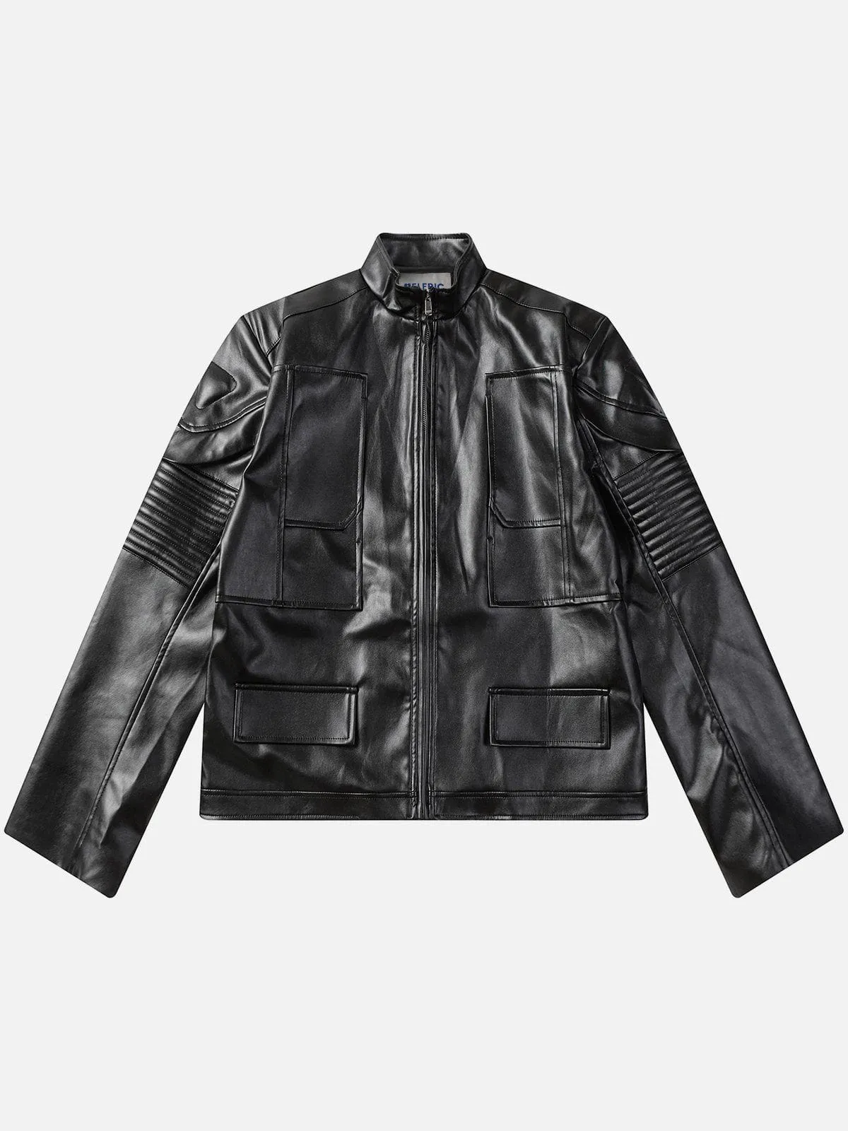Aelfric Eden Patchwork Crop Racing Jacket