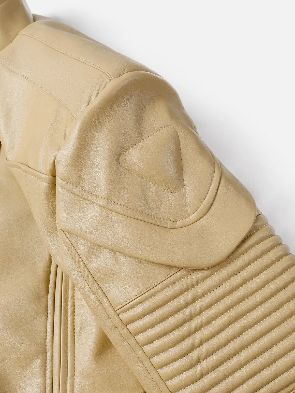 Aelfric Eden Patchwork Crop Racing Jacket