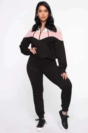 After The Fact Lounge Set - Black/combo