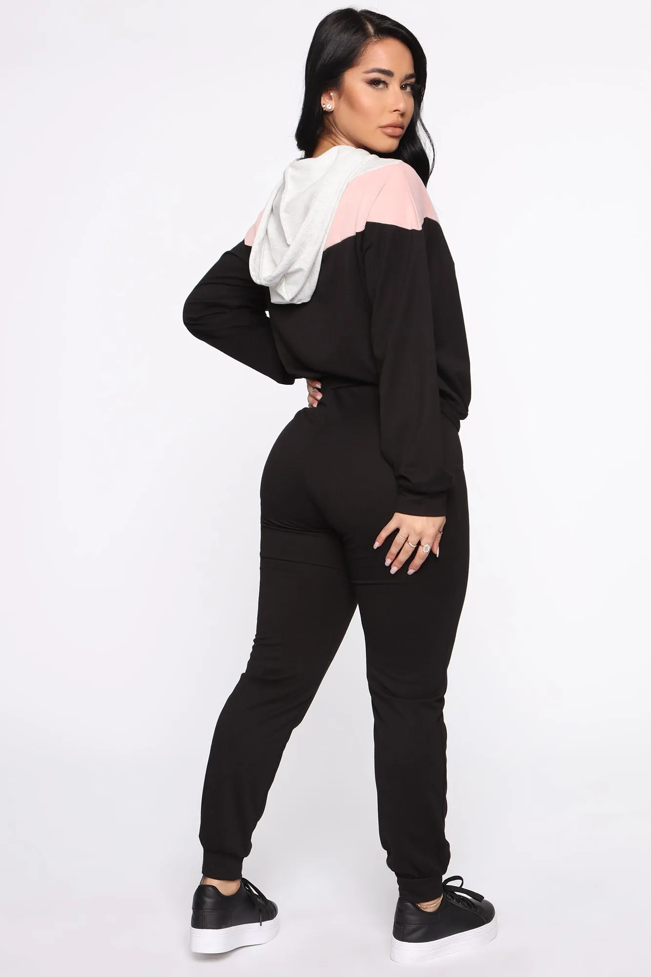 After The Fact Lounge Set - Black/combo