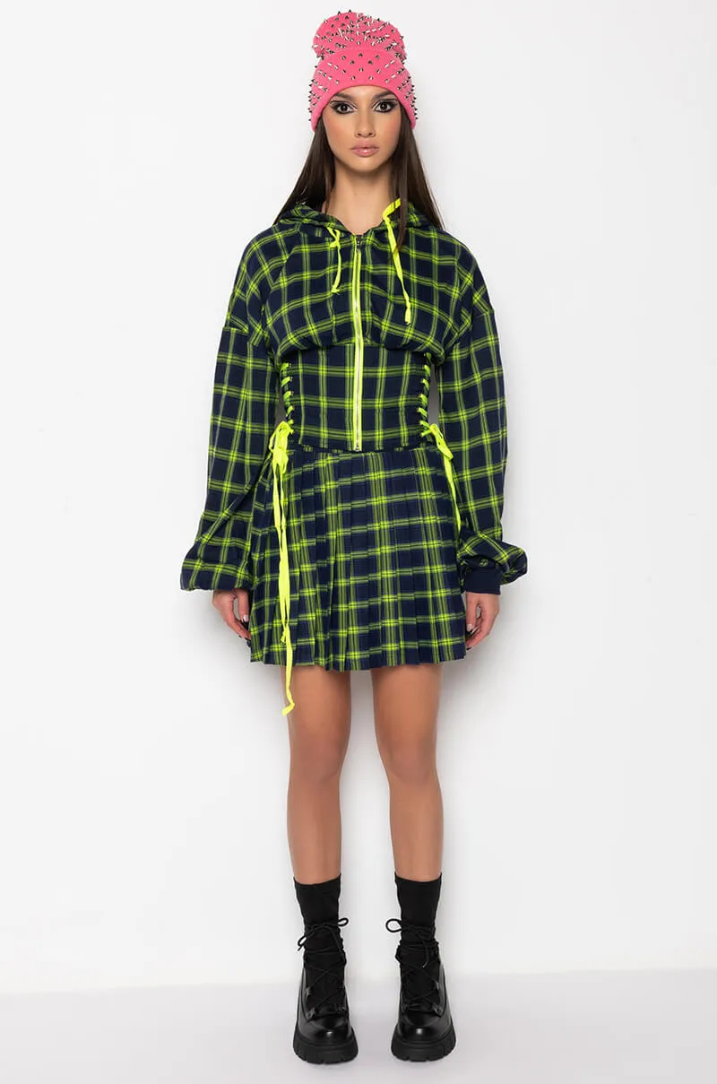 ALL OF THE LIGHTS CORSET BODY HOODIE