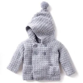 Bernat Big Kid Cozy Crochet Hoodie