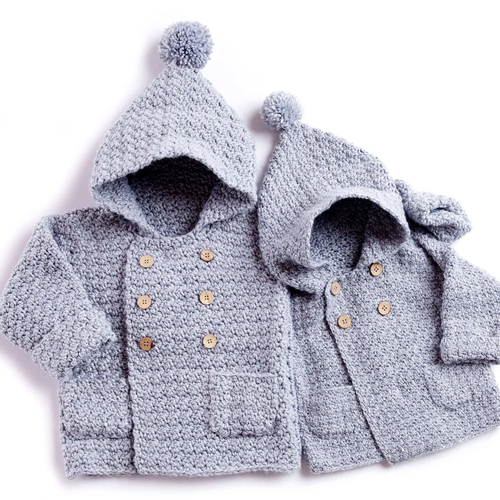 Bernat Big Kid Cozy Crochet Hoodie