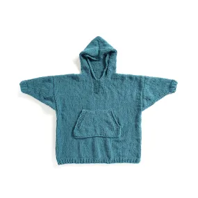 Bernat Lounge Around Knit Blanket Hoodie