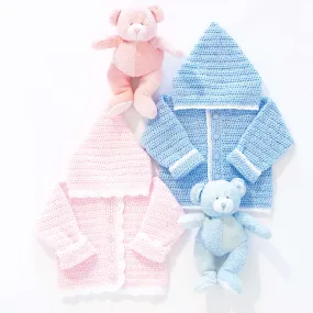 Bernat Sweet Baby Hoodie Crochet