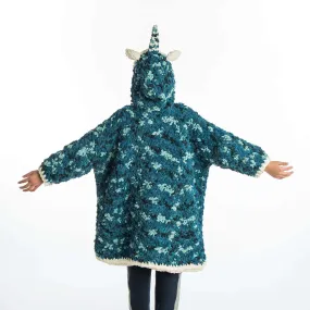 Bernat Unique Unicorn Kids Crochet Blanket Hoodie