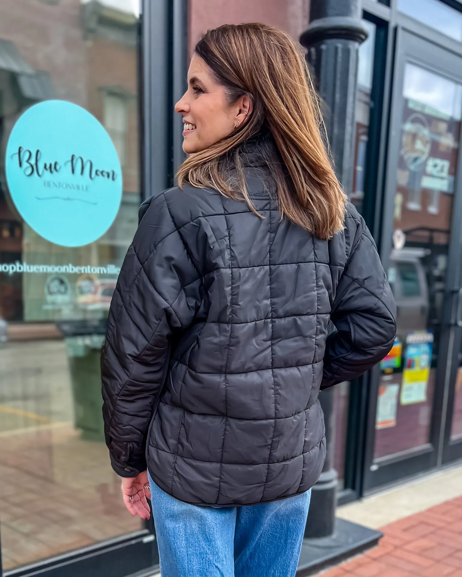 Black Quilted Jacket