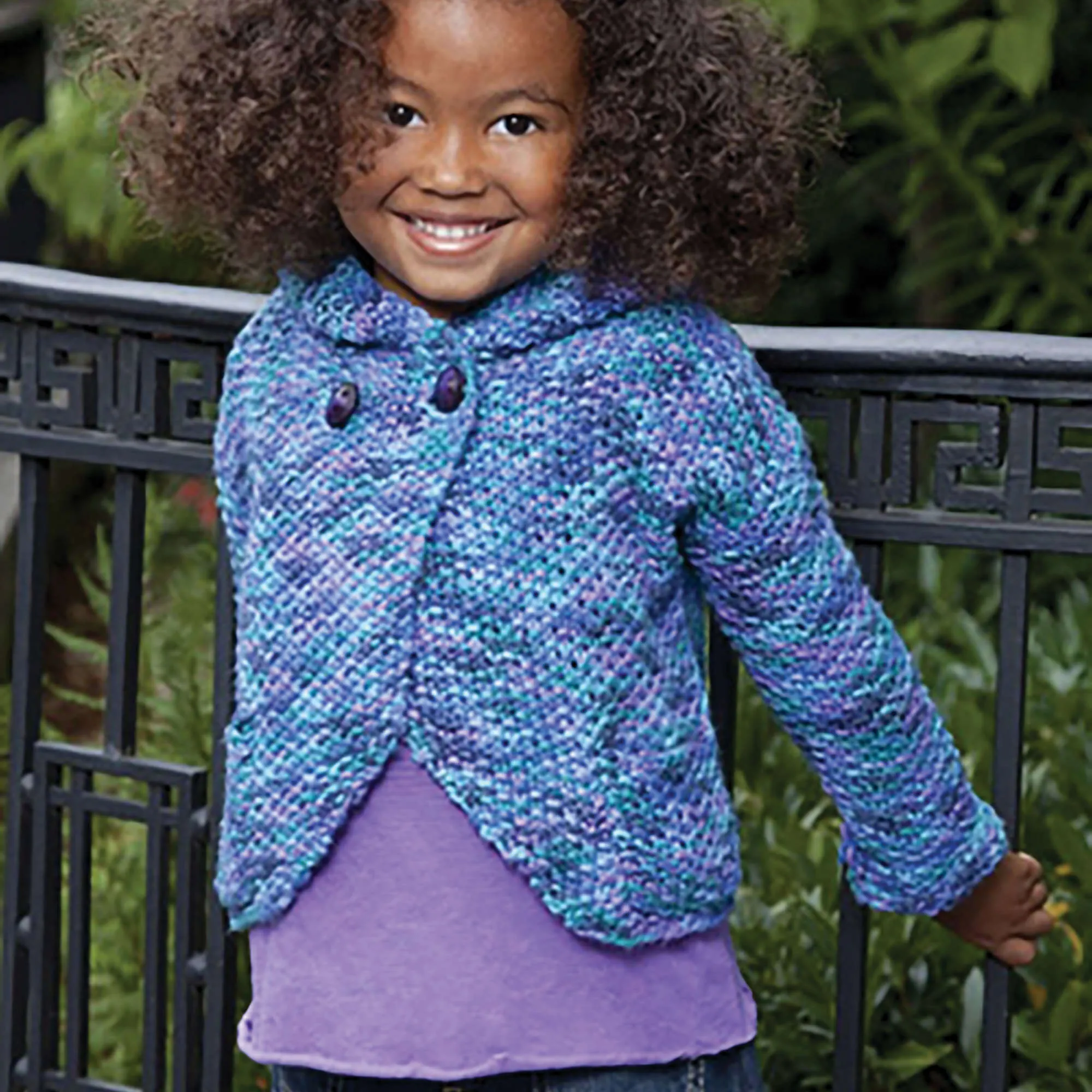 Caron Knit Two-Button Hoodie