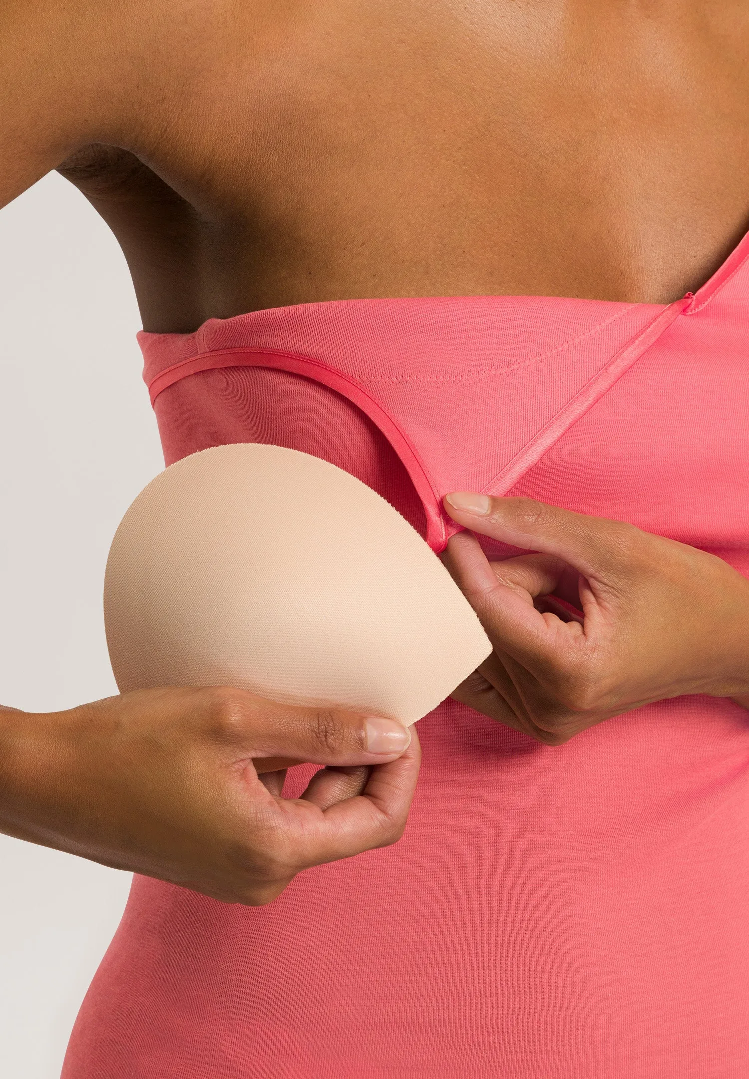 Cotton Seamless Padded Cotton Camisole | Porcelain Rose 71605-2309