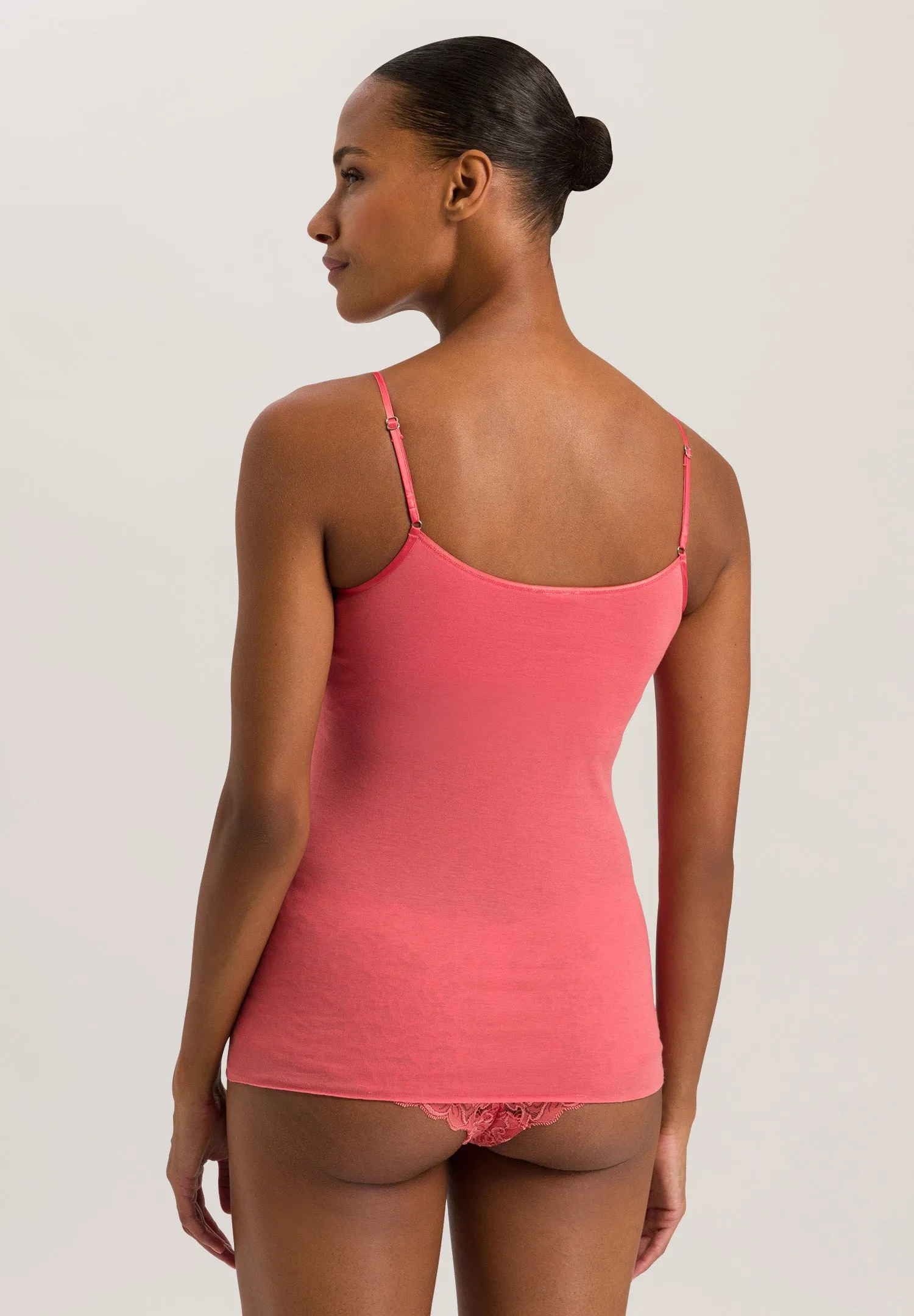 Cotton Seamless Padded Cotton Camisole | Porcelain Rose 71605-2309