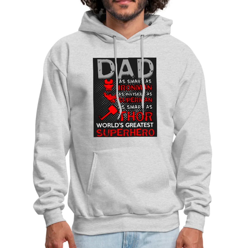 Dad World's Greatest Superhero Men's Hoodie