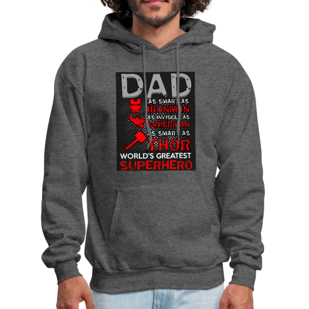 Dad World's Greatest Superhero Men's Hoodie