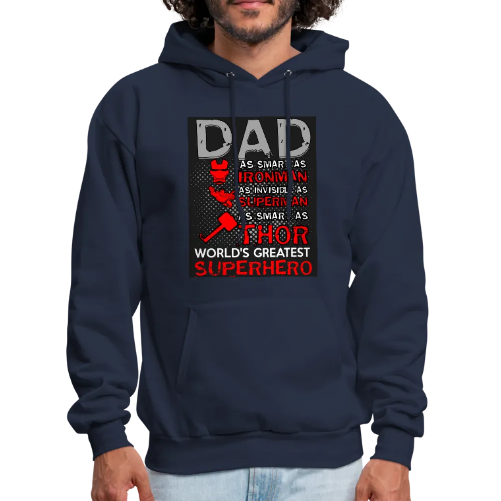 Dad World's Greatest Superhero Men's Hoodie