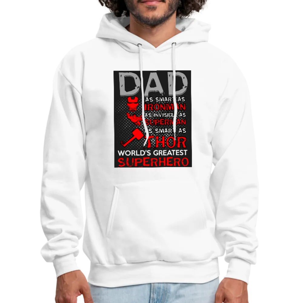 Dad World's Greatest Superhero Men's Hoodie