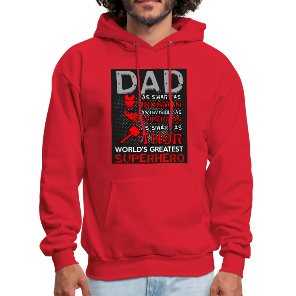 Dad World's Greatest Superhero Men's Hoodie