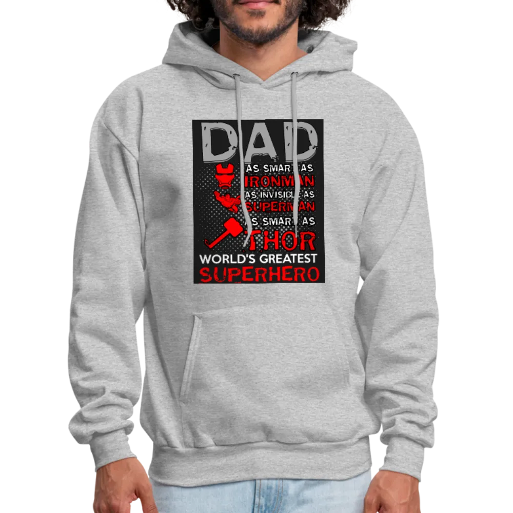 Dad World's Greatest Superhero Men's Hoodie