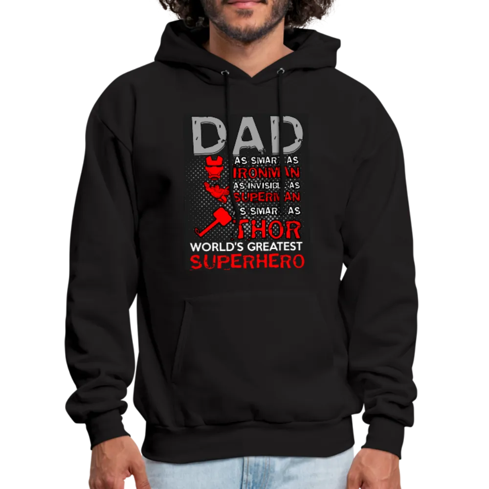 Dad World's Greatest Superhero Men's Hoodie