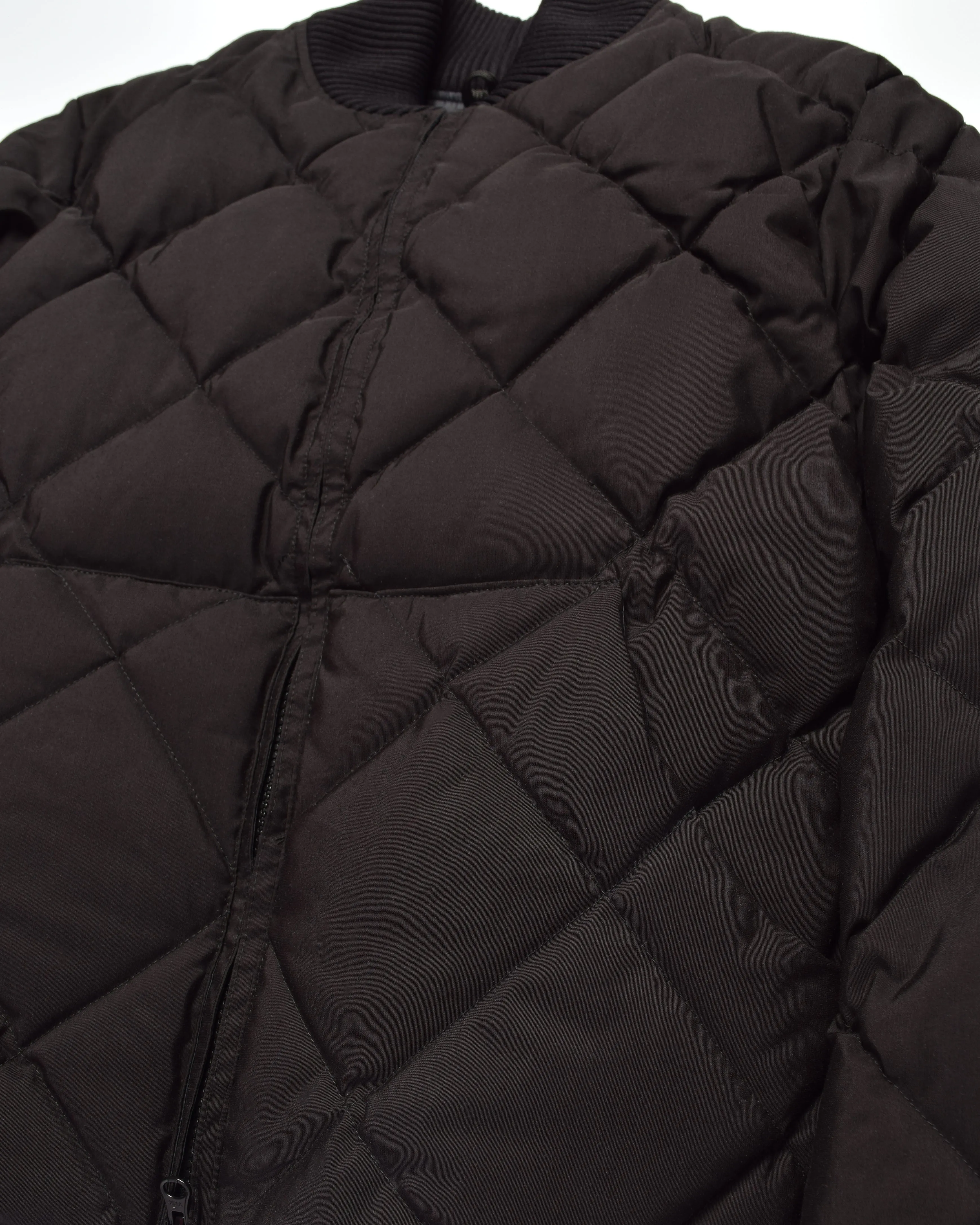 Diagonal Quilt Sweater - Black (Final Sale)