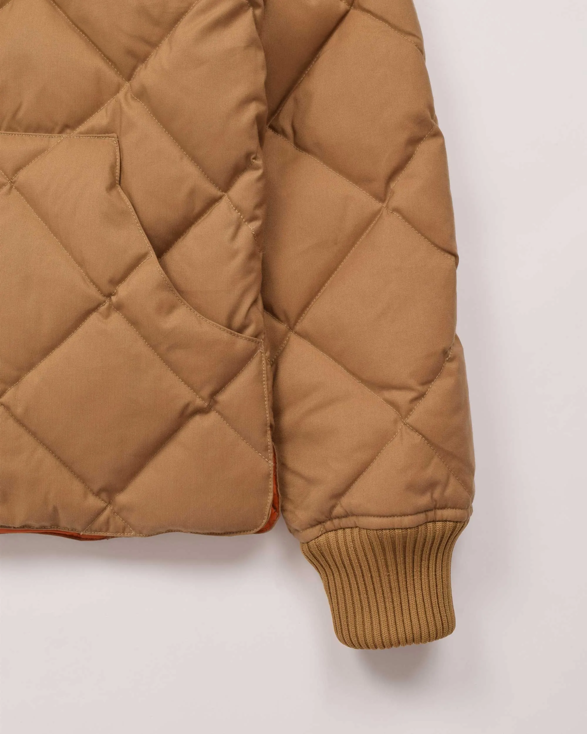 Diagonal Quilt Sweater - Tan (Final Sale)