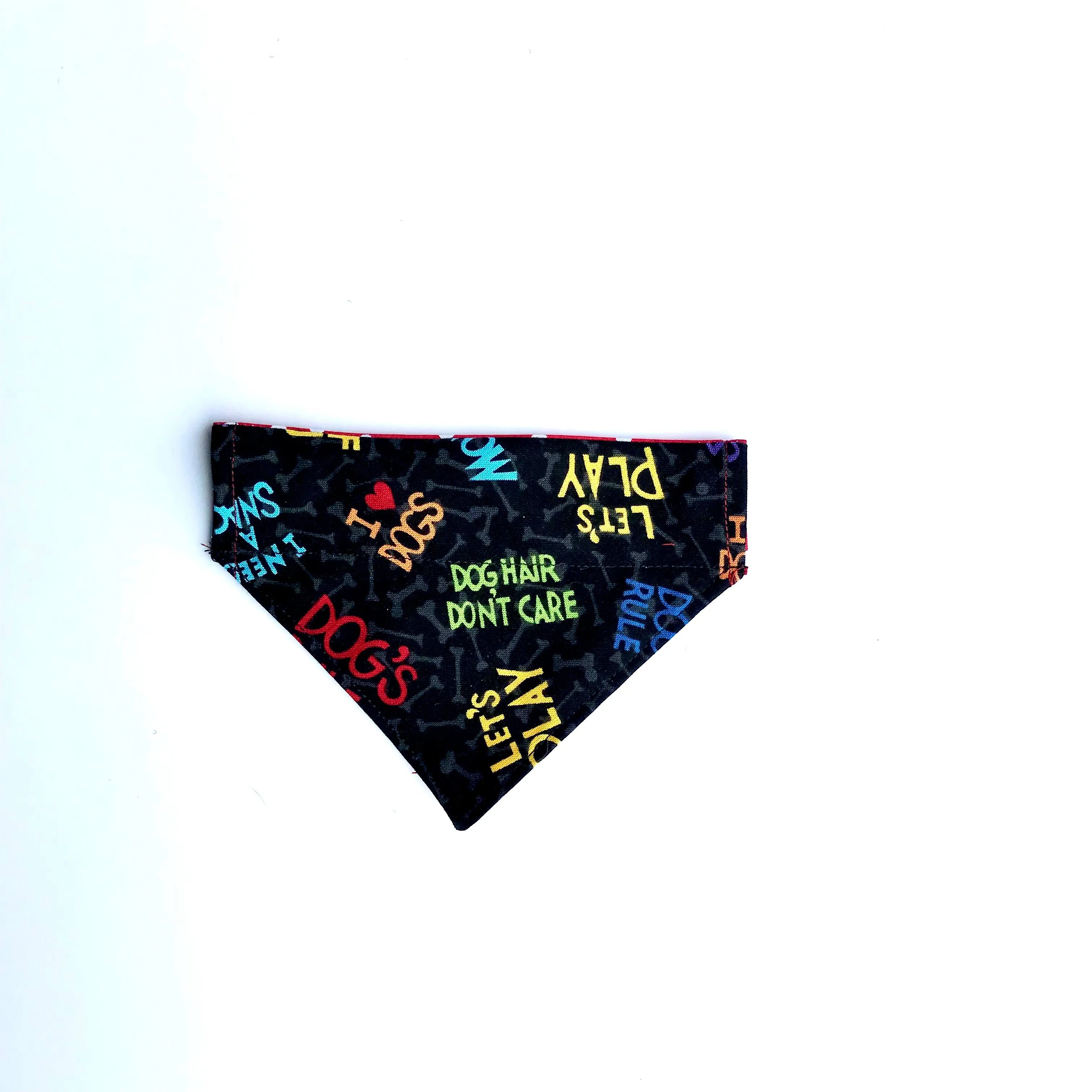 Dog Scarf - Dogs Rule/Red Dot