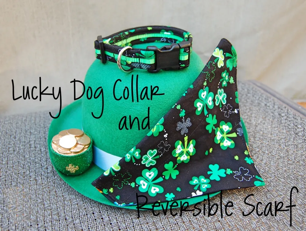 Dog Scarf - Flip Flop/Shamrock