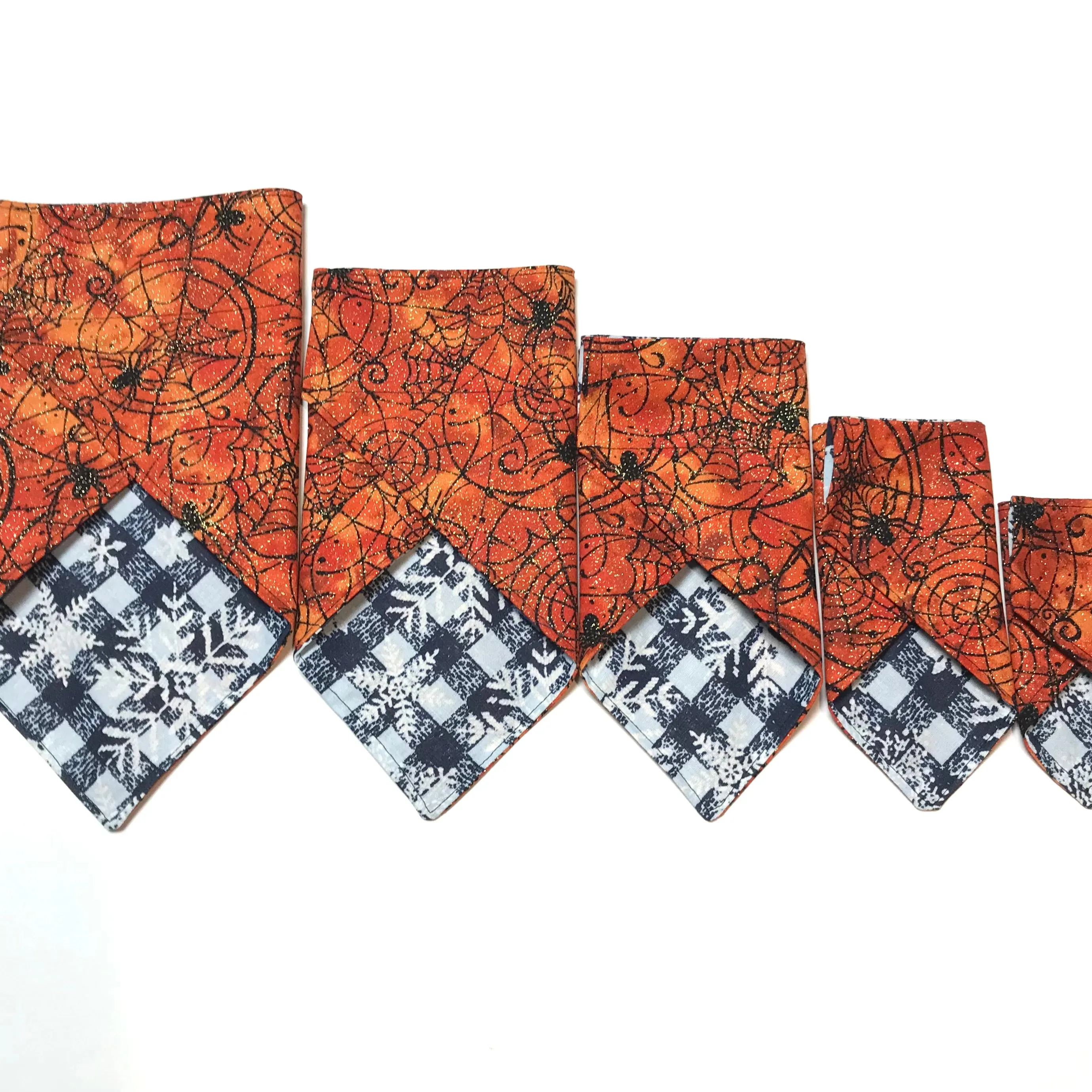 Dog Scarf - Spider Web/Snowflakes