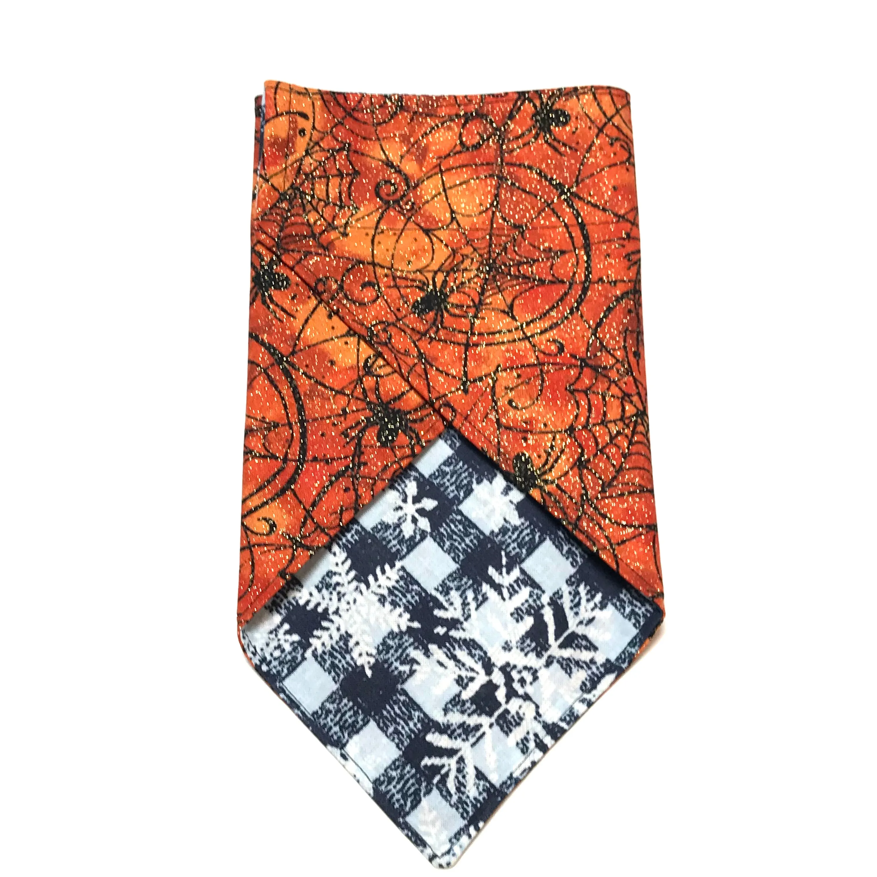 Dog Scarf - Spider Web/Snowflakes