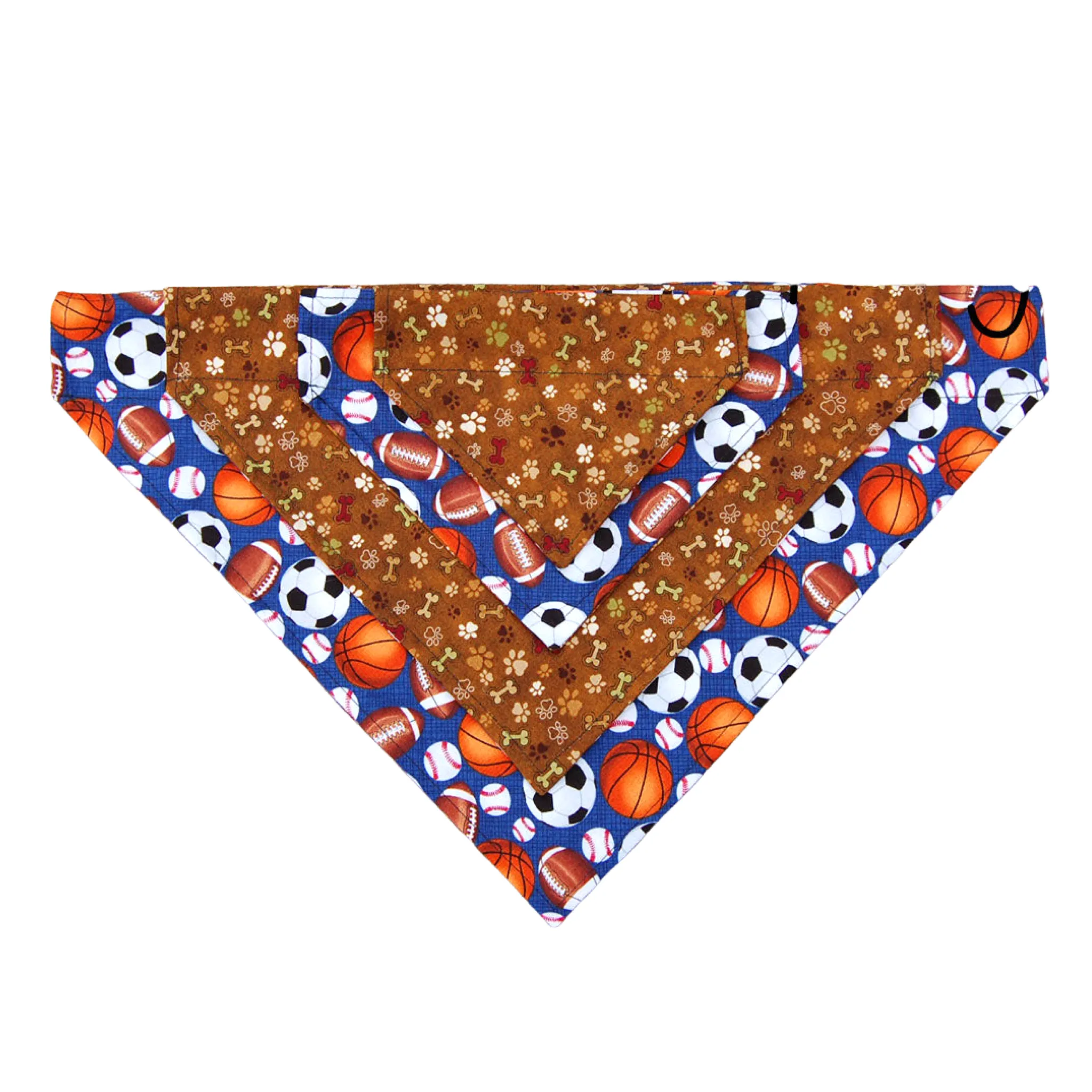 Dog Scarf - Sporty/Brown Bone