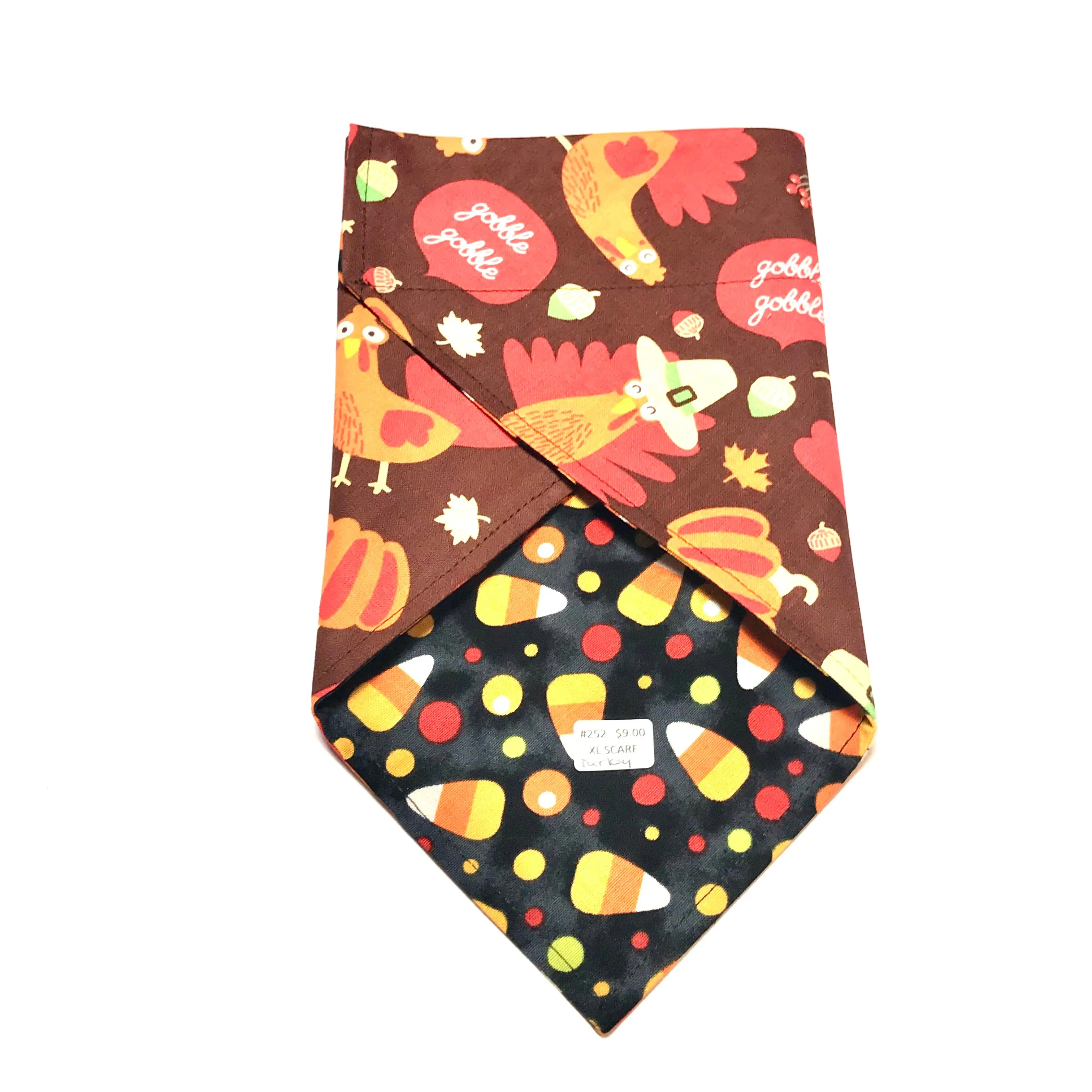 Dog Scarf - Turkey/Candy Corn