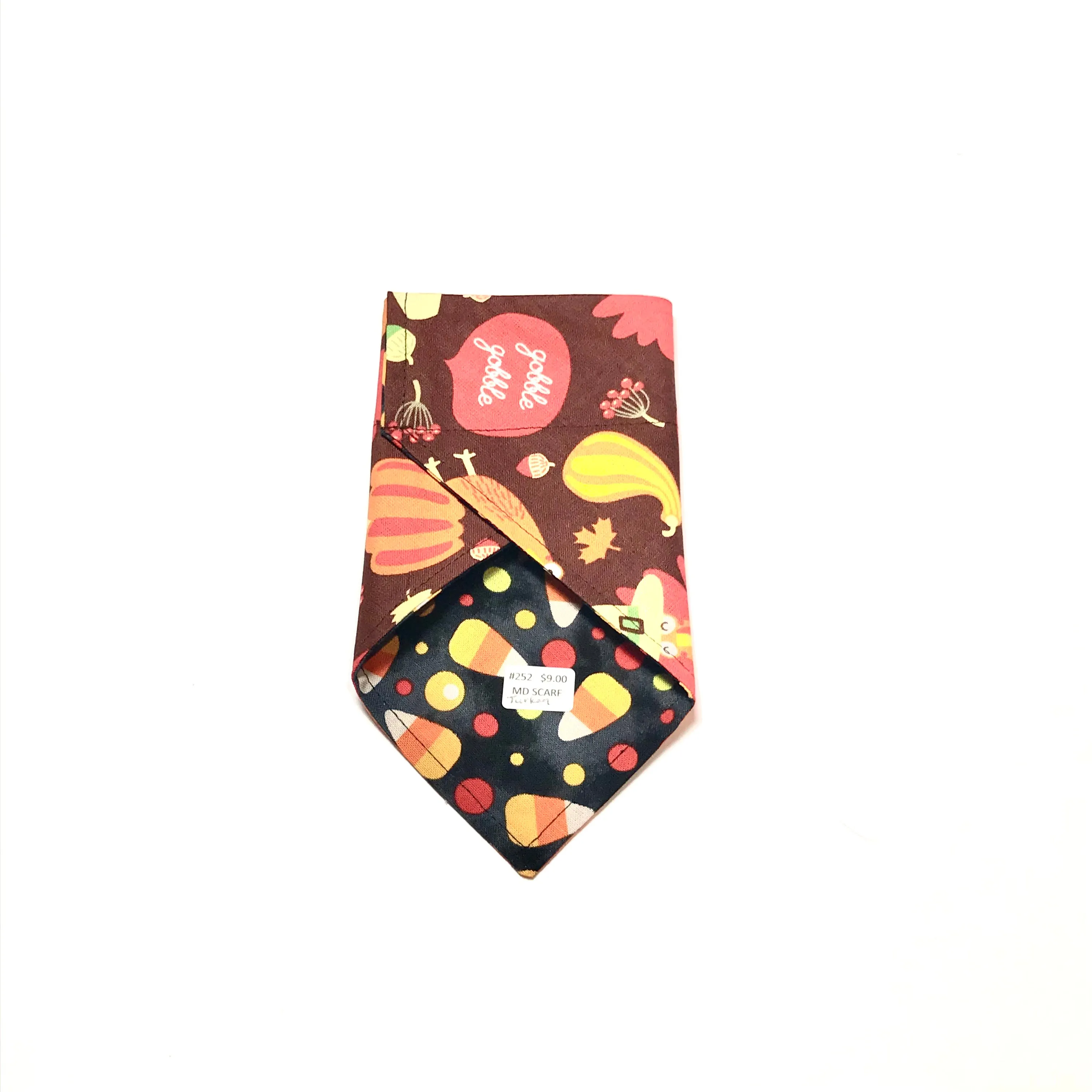 Dog Scarf - Turkey/Candy Corn