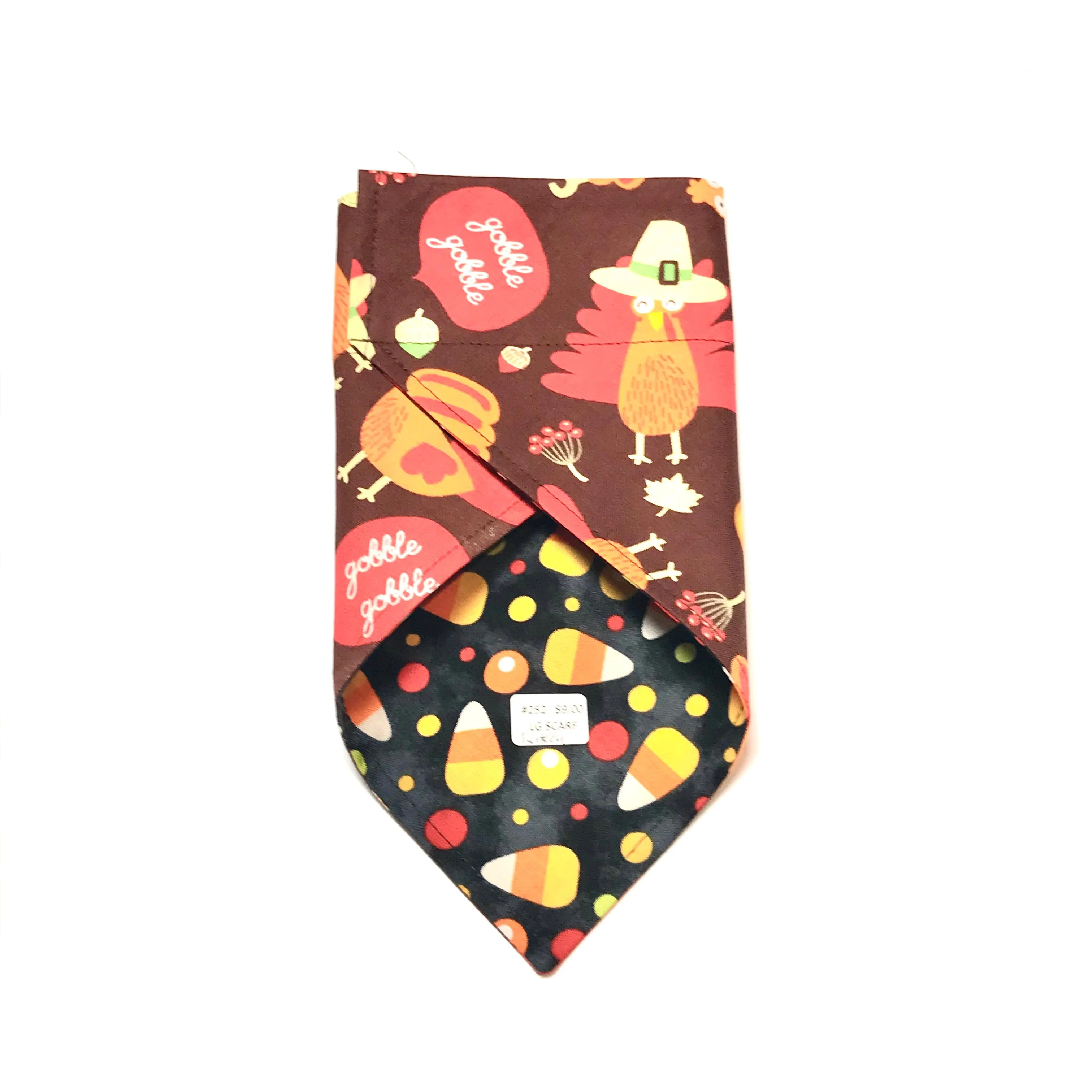 Dog Scarf - Turkey/Candy Corn