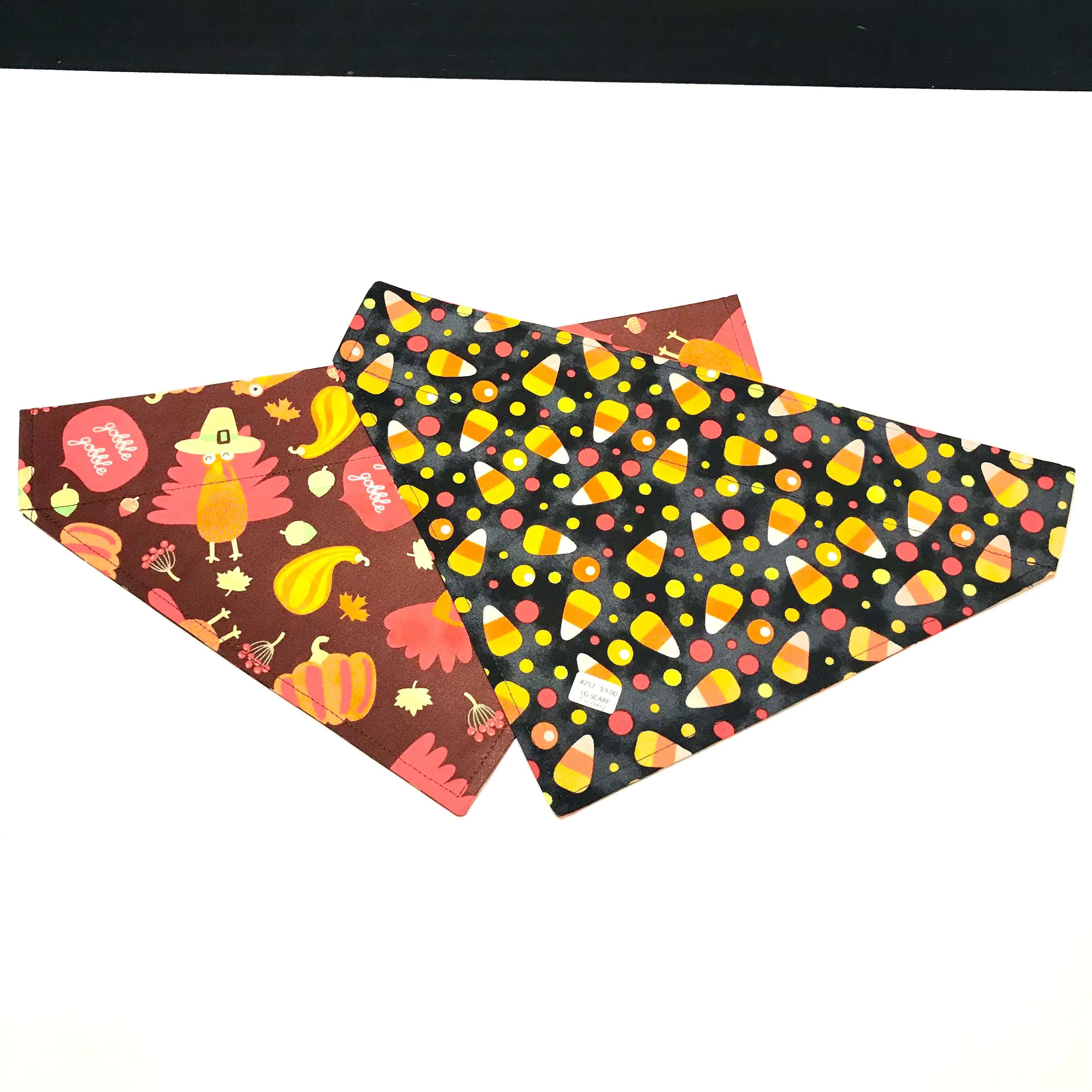 Dog Scarf - Turkey/Candy Corn