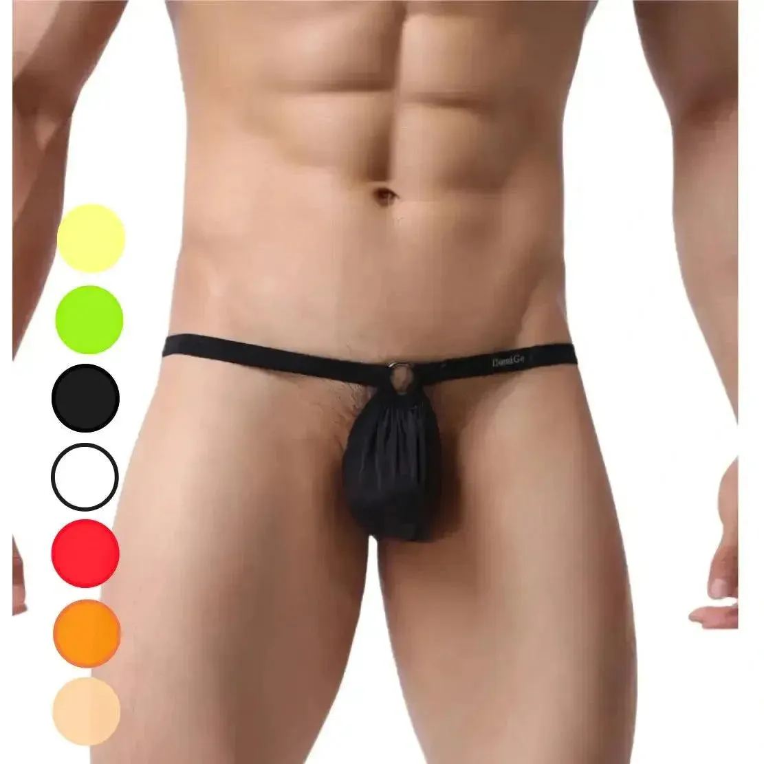 DomiGe Sexy Thongs for Men Adjustable String Undies Brand
