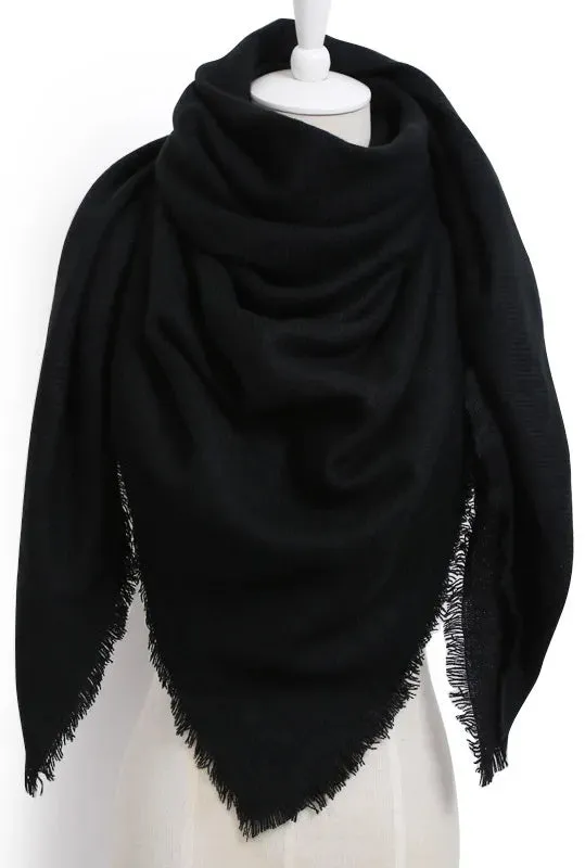 elvesmall New Fashion Winter Warm Triangle Scarf For Women Pashmina Shawl Cashmere Plaid Scarves Blanket Shawls Scarf Female Stole