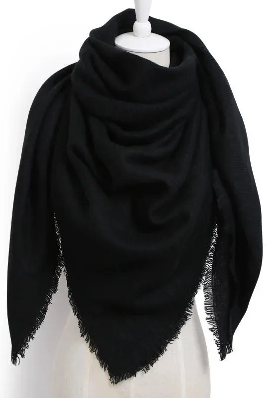 elvesmall New Fashion Winter Warm Triangle Scarf For Women Pashmina Shawl Cashmere Plaid Scarves Blanket Shawls Scarf Female Stole