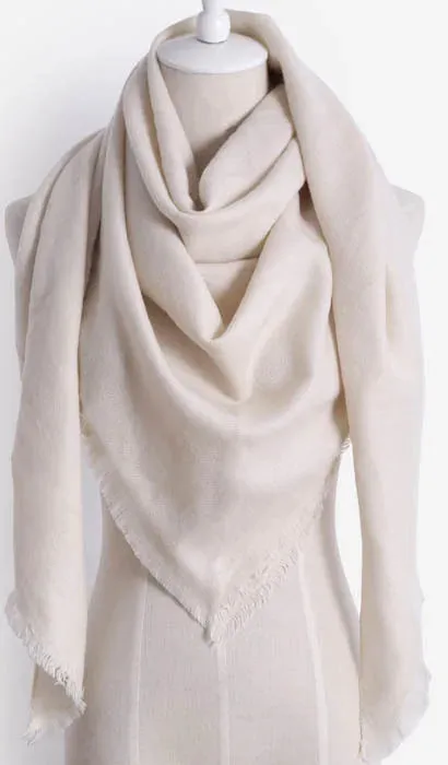 elvesmall New Fashion Winter Warm Triangle Scarf For Women Pashmina Shawl Cashmere Plaid Scarves Blanket Shawls Scarf Female Stole