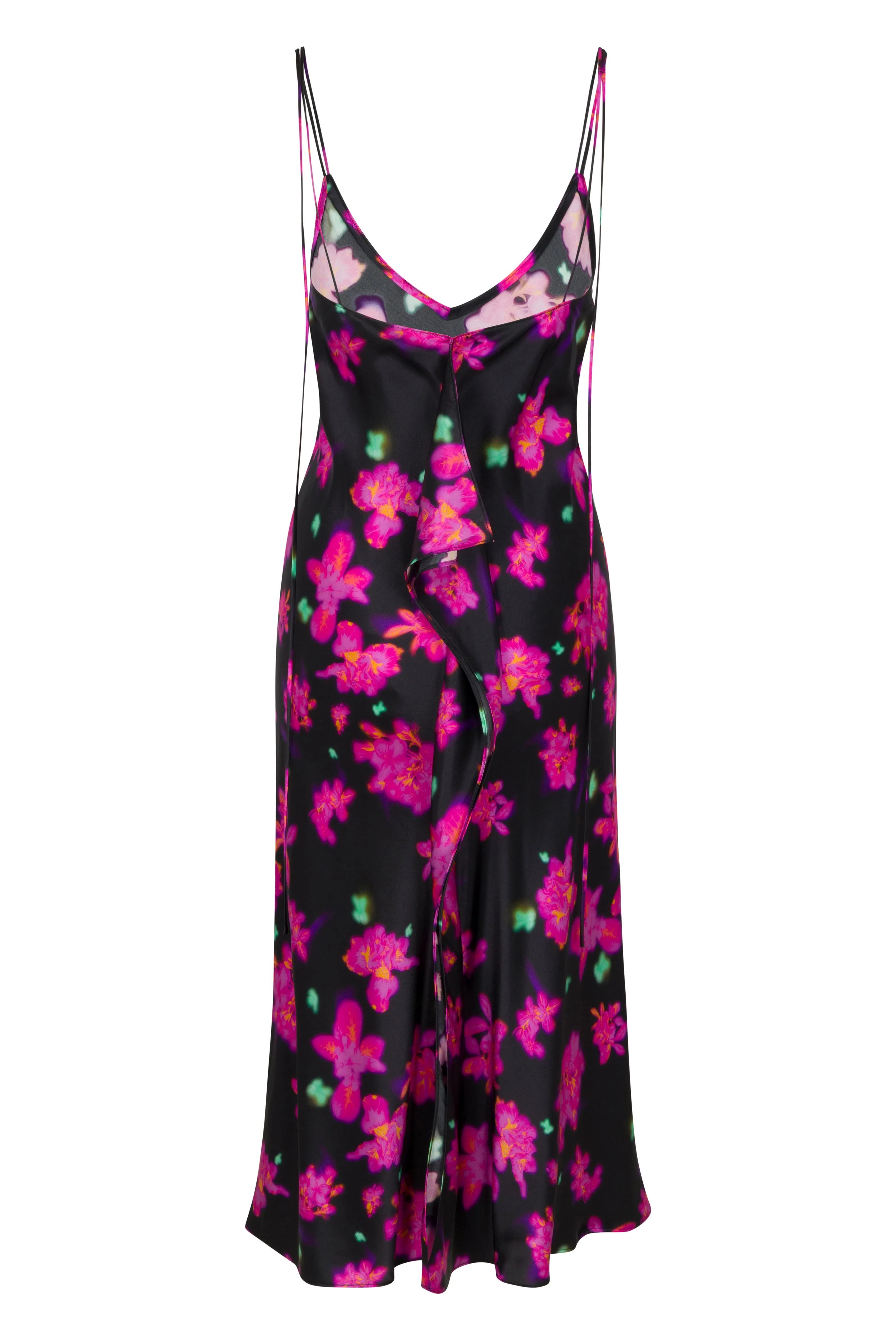 Emma Slip Dress - Neon Flower