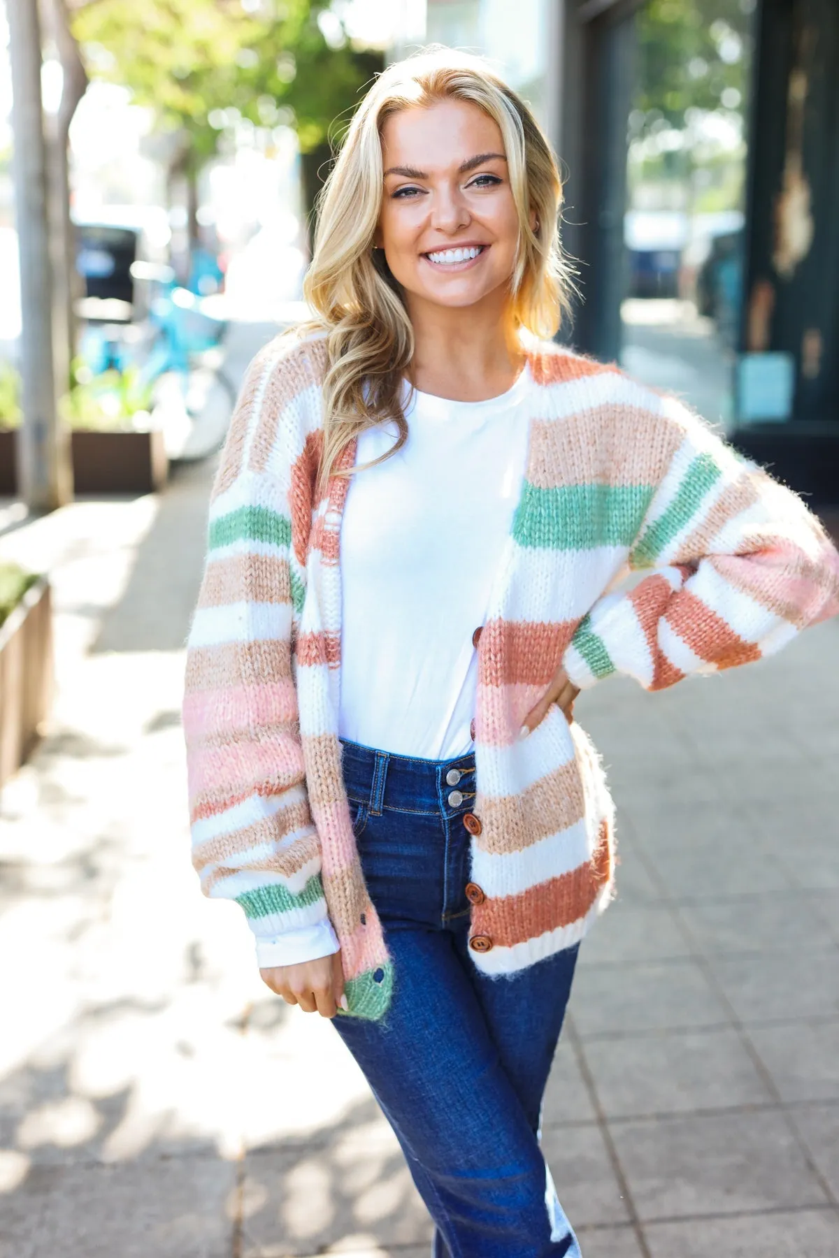 Fall Vibes Button Down Cardigan