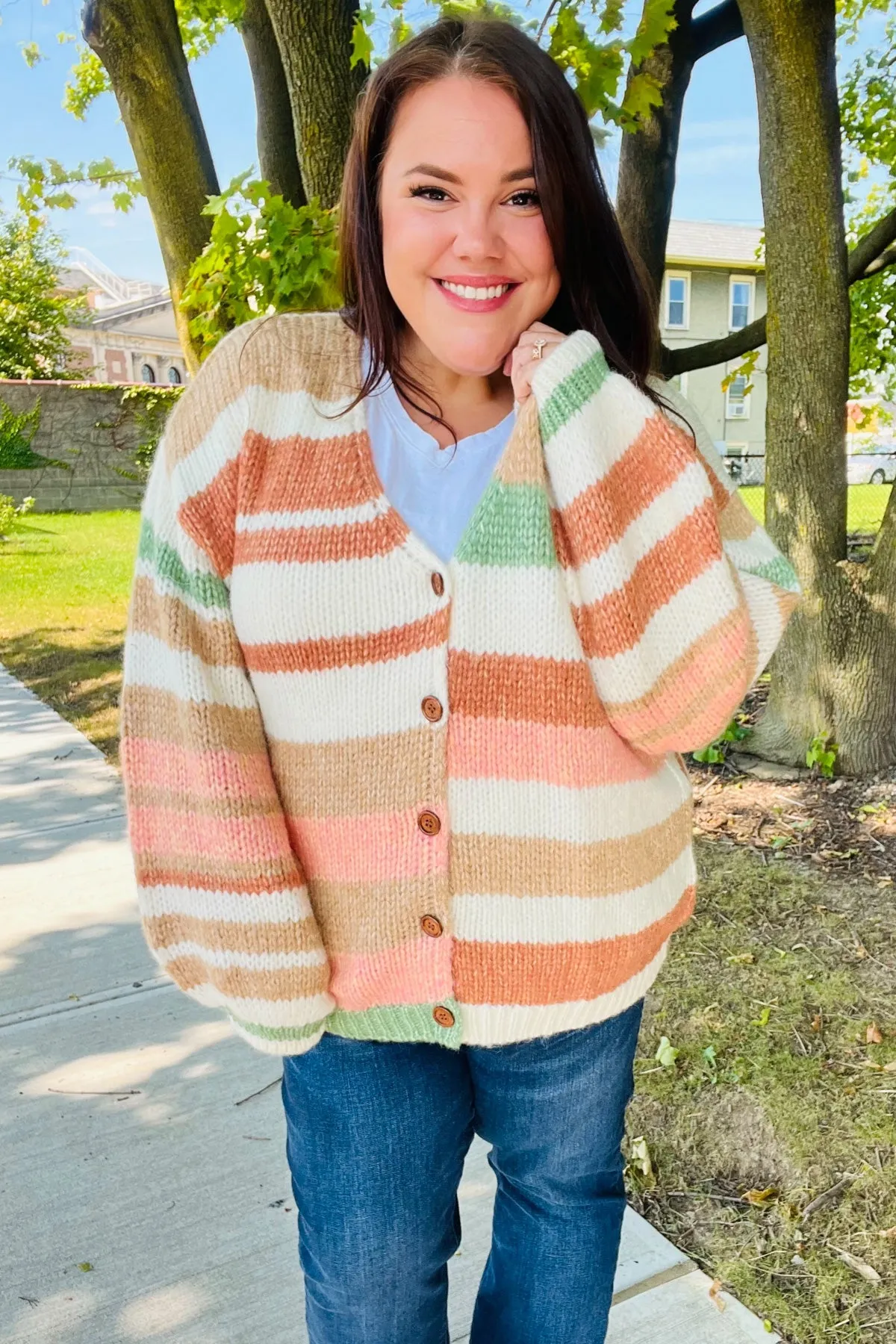 Fall Vibes Button Down Cardigan