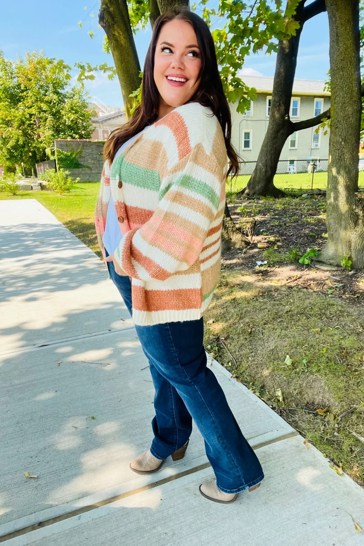 Fall Vibes Button Down Cardigan