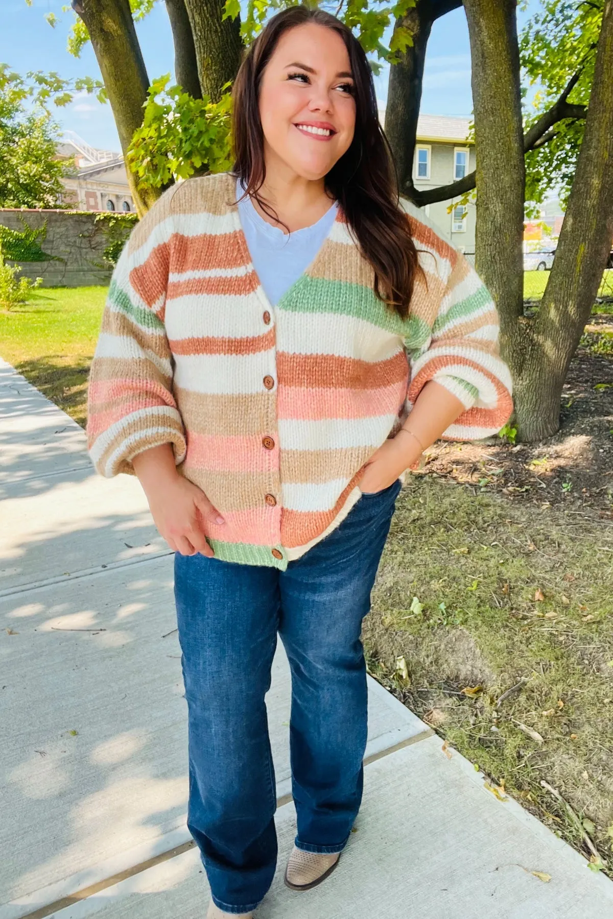 Fall Vibes Button Down Cardigan