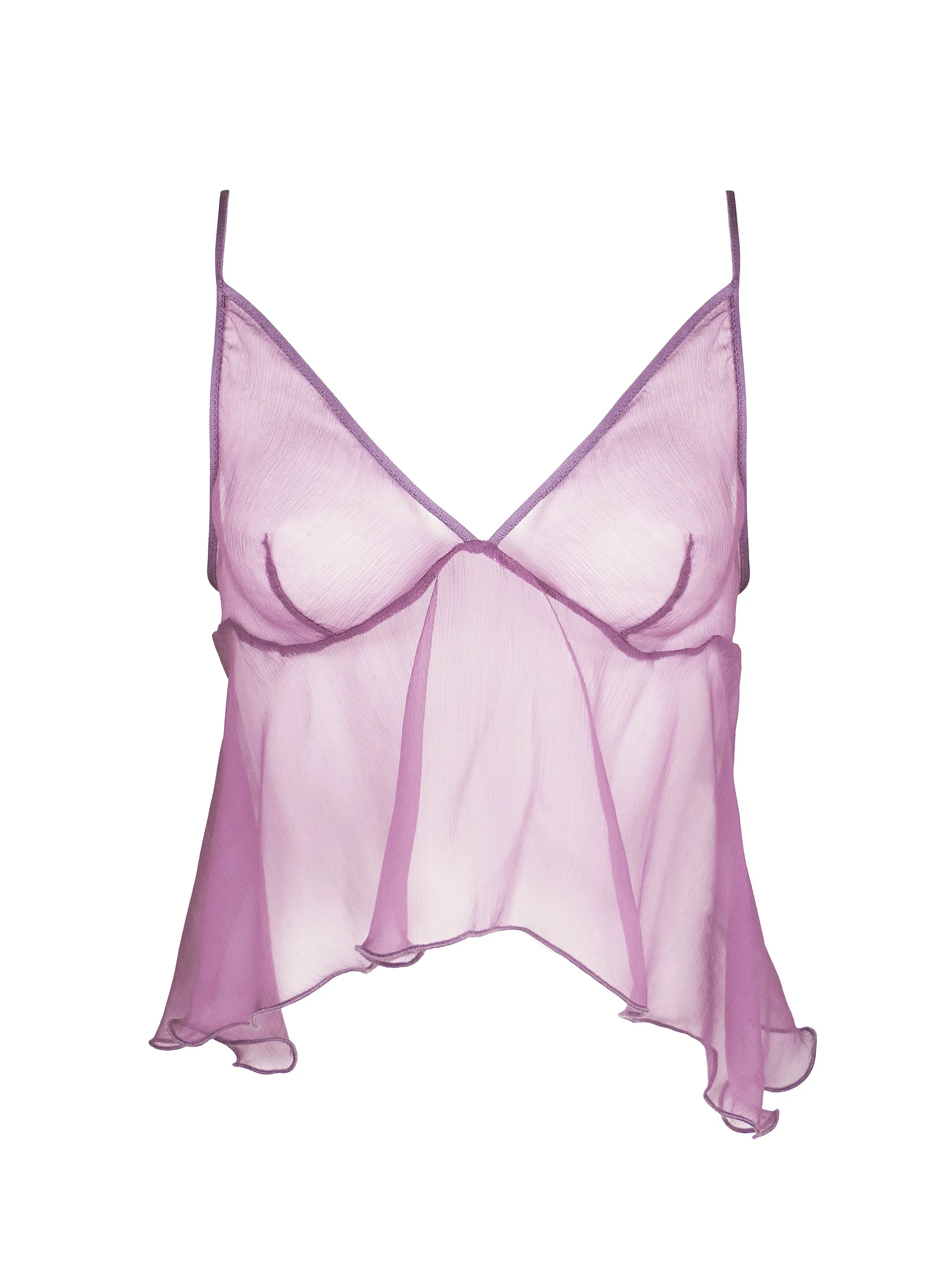 Folie Silk Camisole - Lilac