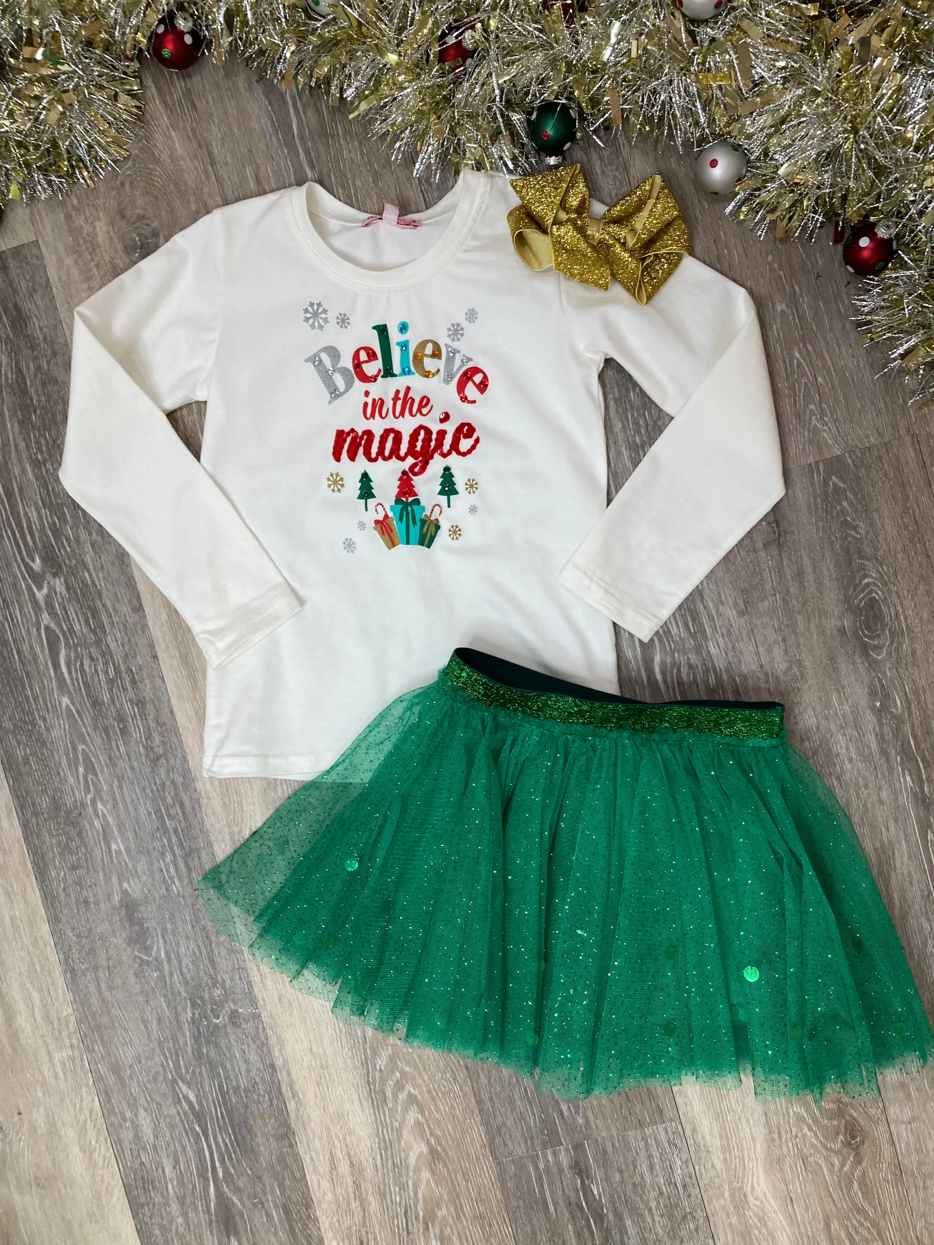 HAV Glam Glitz Green Tutu Skort