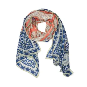 Indian Summer Blue Scarf