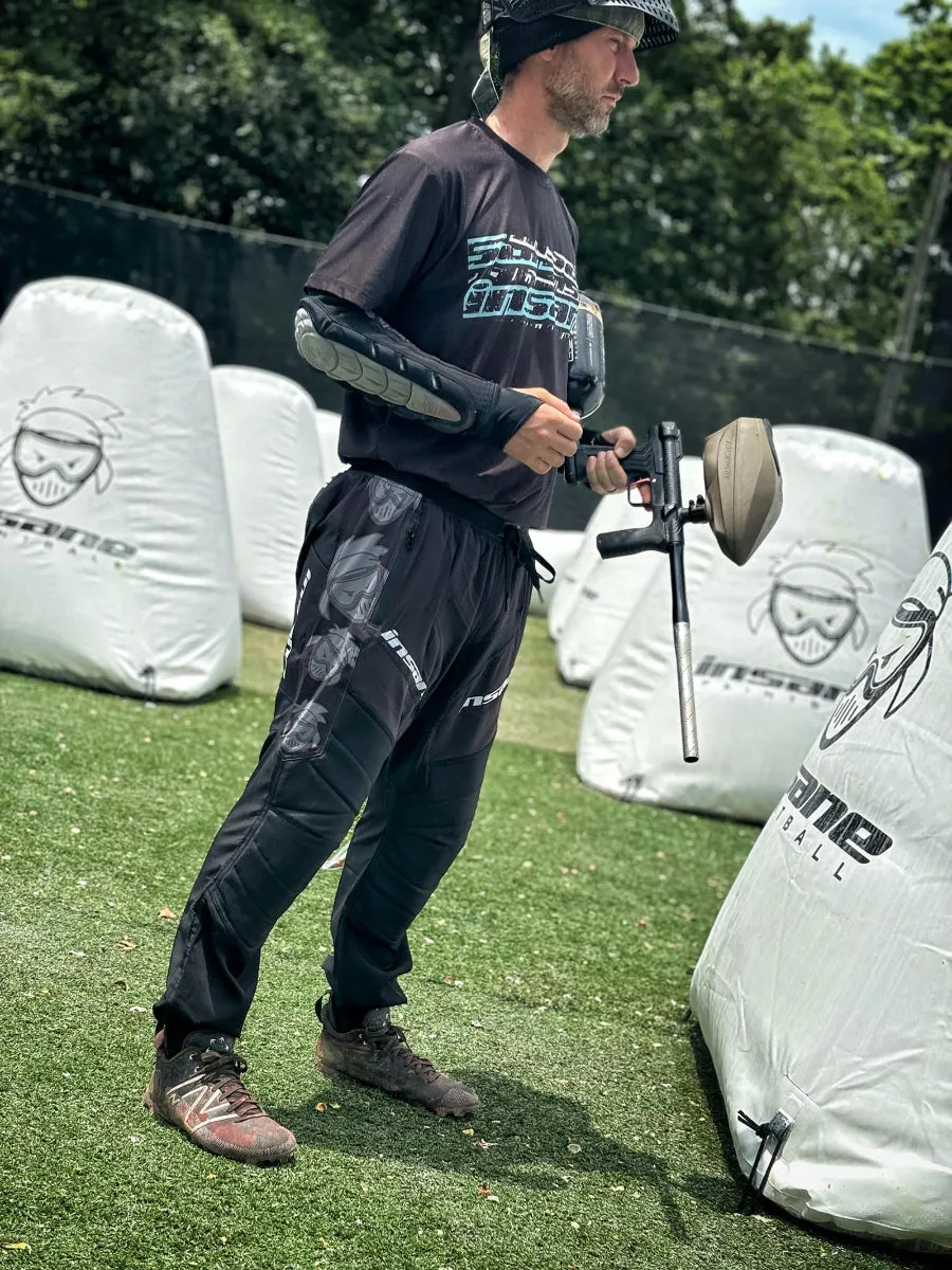 Insane Pro Jogger Paintball Pant - Black / Grey Icon - XL