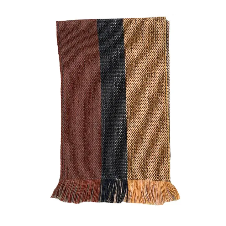 Luxury Reversible Artisan Wool Scarf