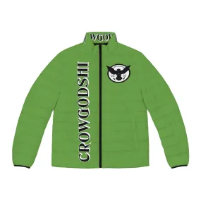 Men's CROWGODSHI Puffer Jacket, LIGHT GREEN